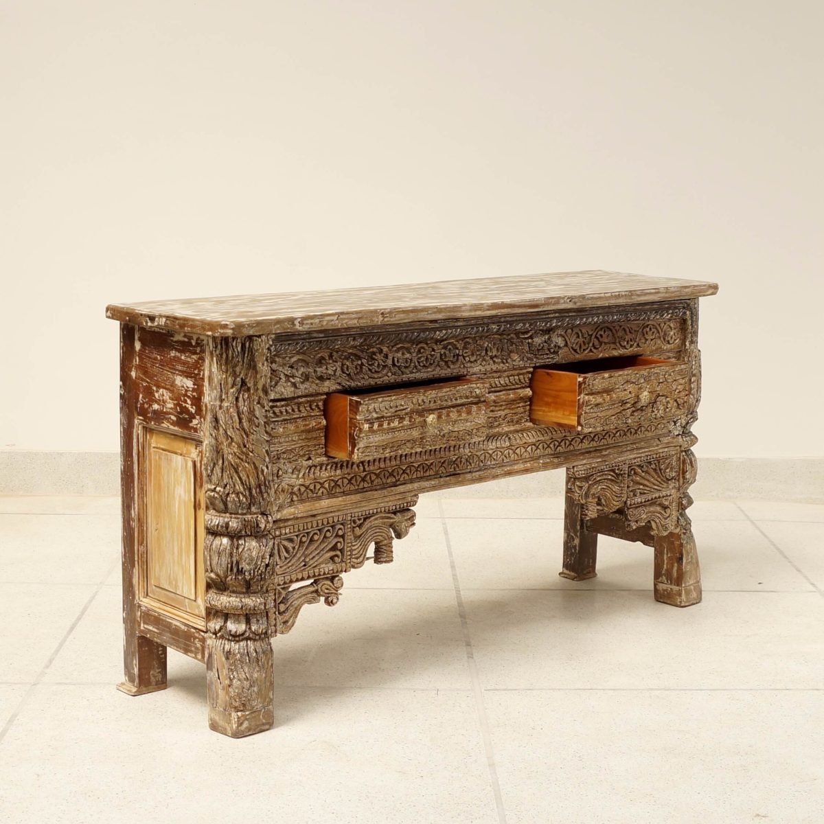 Console Table Antique carving Homebience